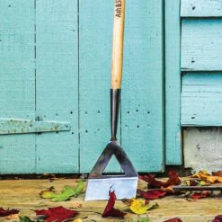 Ash & Steel : Heavy Duty Stainless Steel Garden Hoe With Ash Handle
