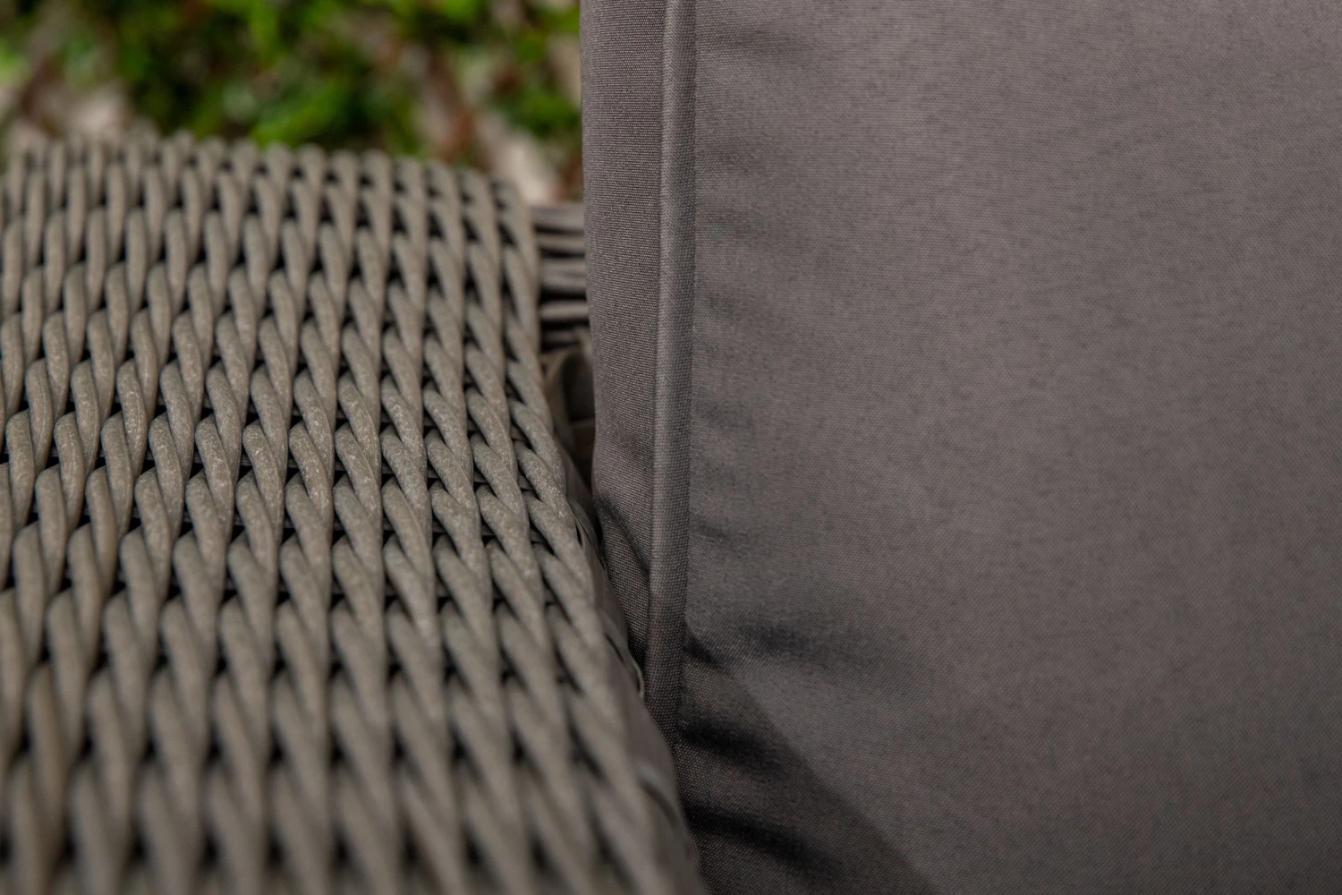 Marseille - Large Grey Rattan 9 Seater Corner Sofa Set With Glass Topped Coffee Table, Cushions & Stools - Image 8