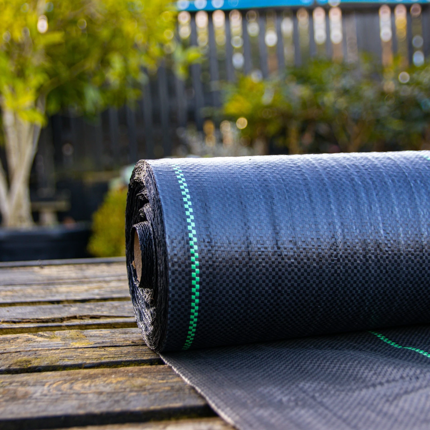 Heavy Duty Weed Membrane 1m X 200m - Black - Image 4