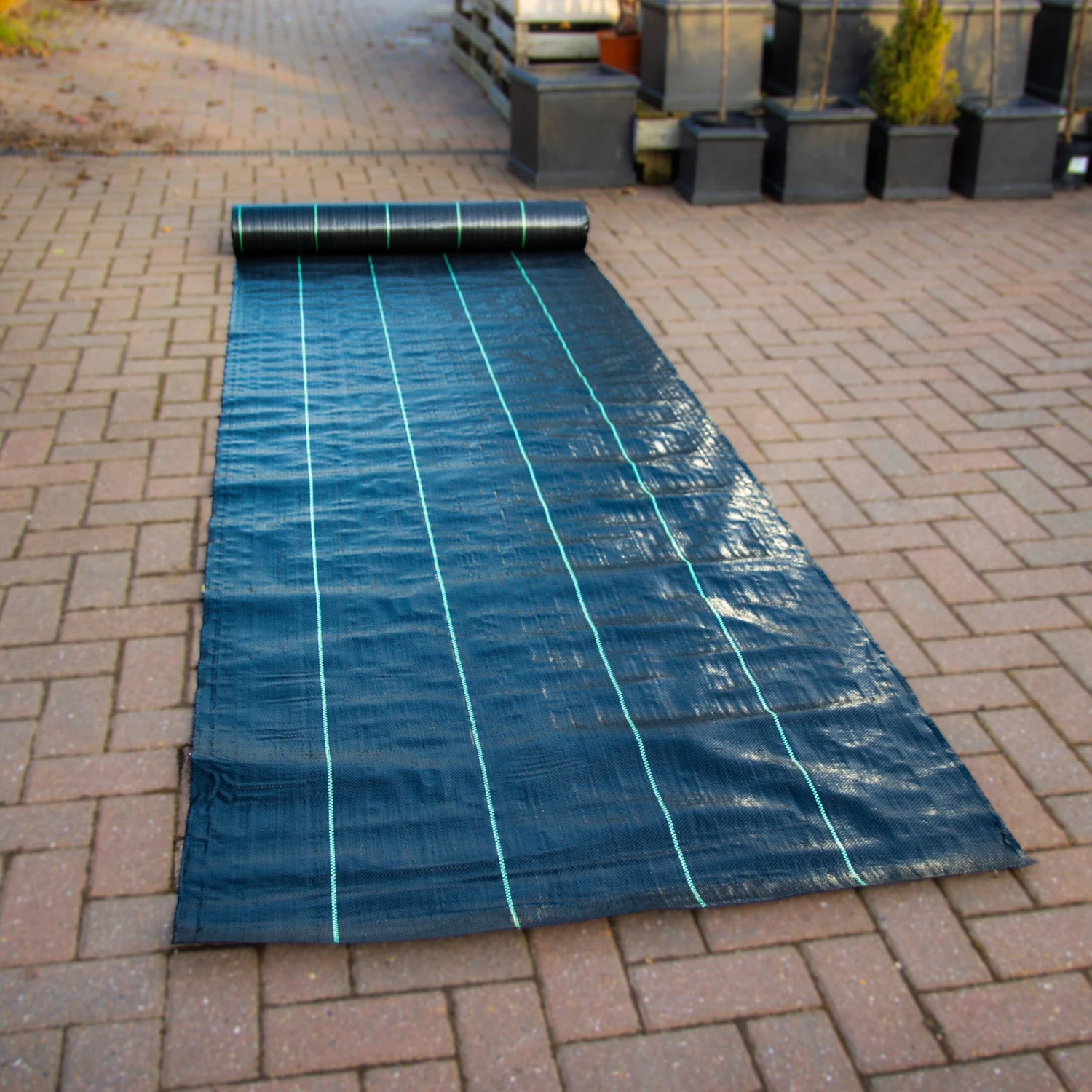 Heavy Duty Weed Membrane 2m X 50m - Black - Image 4