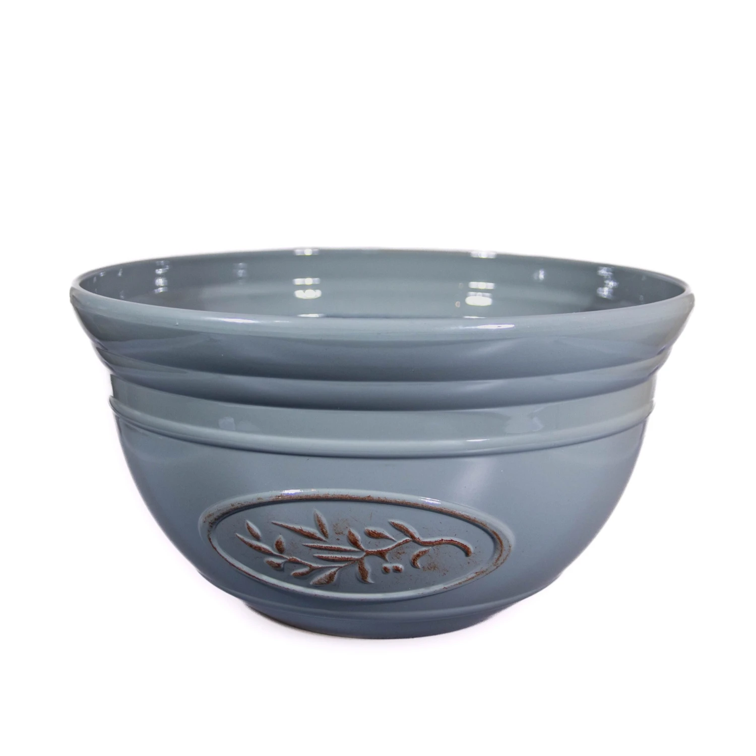 Blue Olive Bowl Planter (30cm) - Image 2
