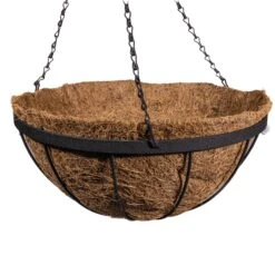 Metal Hanging Basket With Liner - Large (35cm)