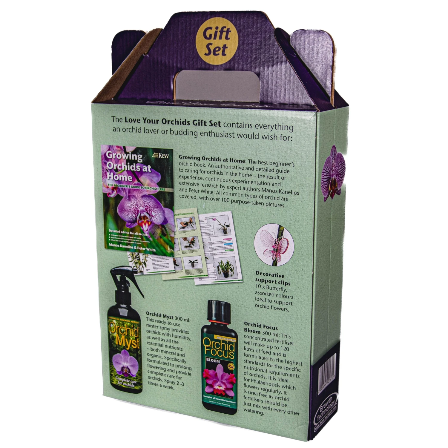 Love Your Orchid Gift Set - Orchid Book, Fertiliser & Plant Myst - Image 2