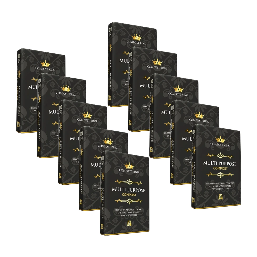 BULK PACK: Compost King - Multi-Purpose Compost - 10 X 50 Litre Bags